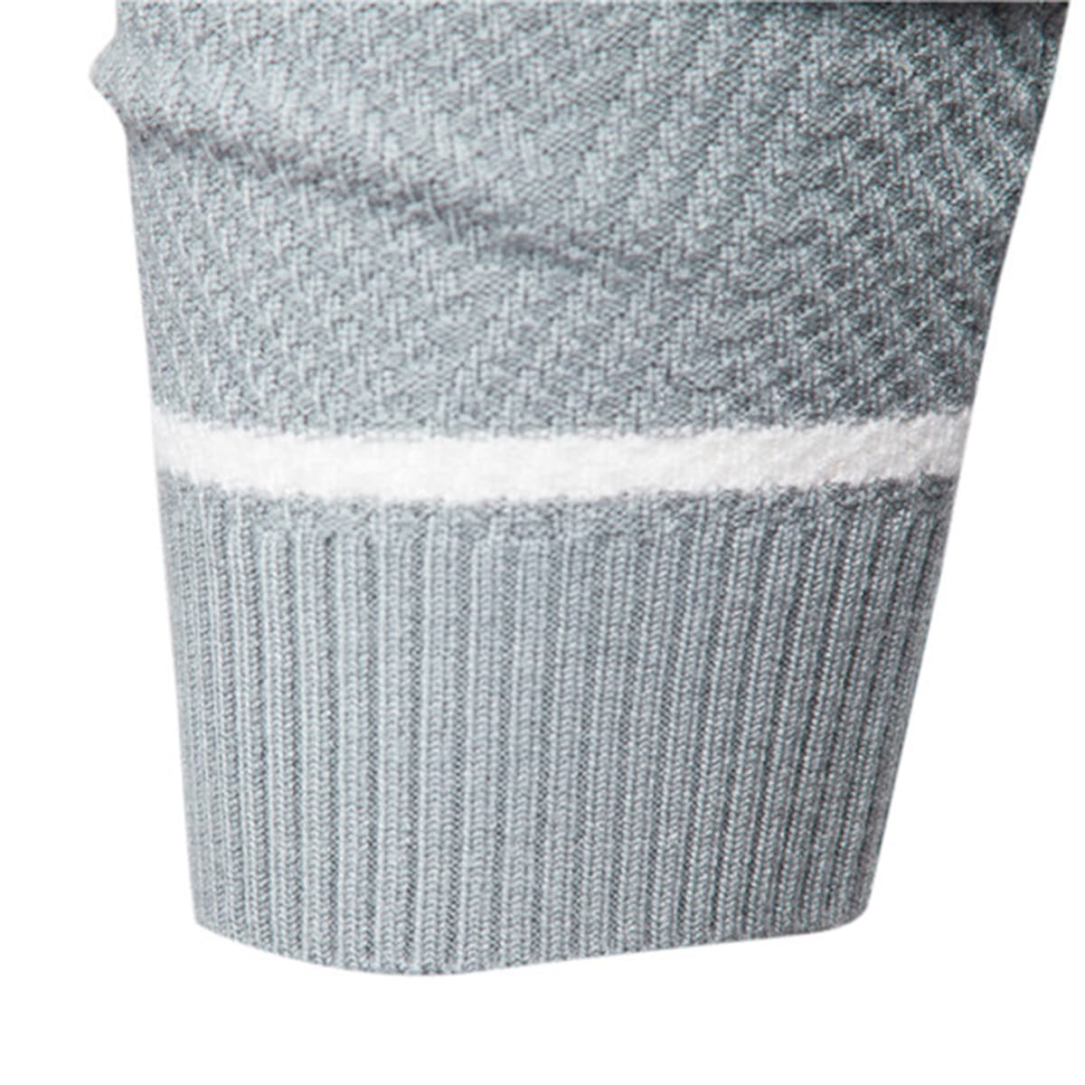 Men’s Cotton Crewneck Striped Sweater