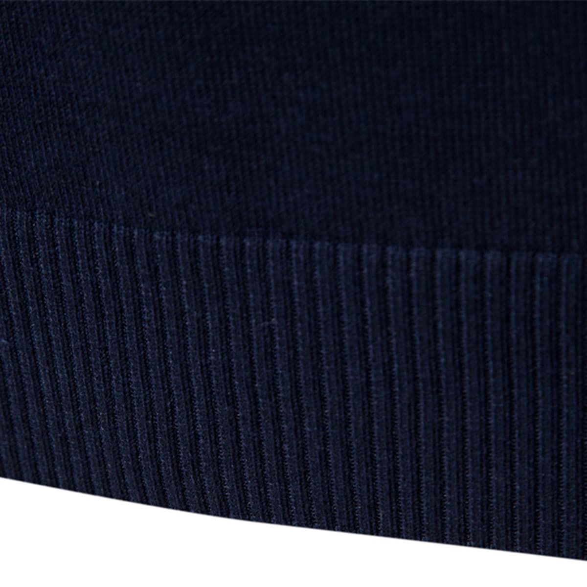Men’s Classic Colorblock Half-Zip Sweater
