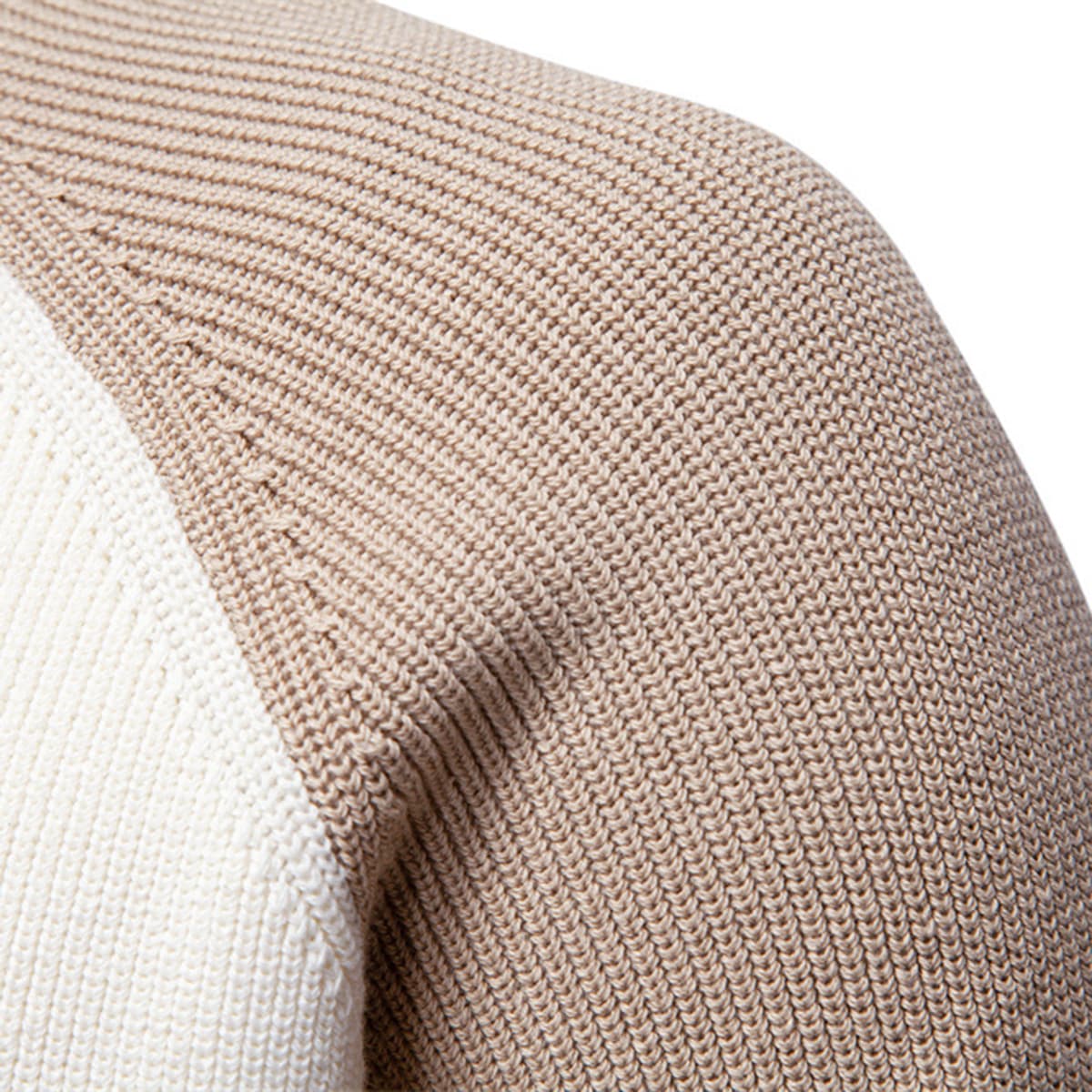 Men’s Half-Zip Colorblock Pullover Sweater