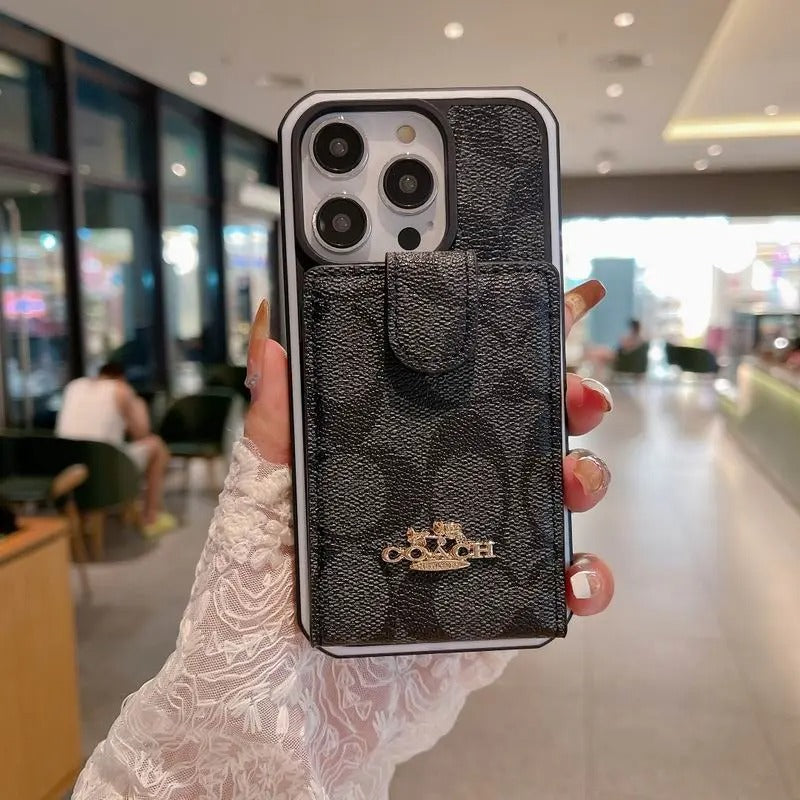 Classic Luxury iPhone Case With Wallet