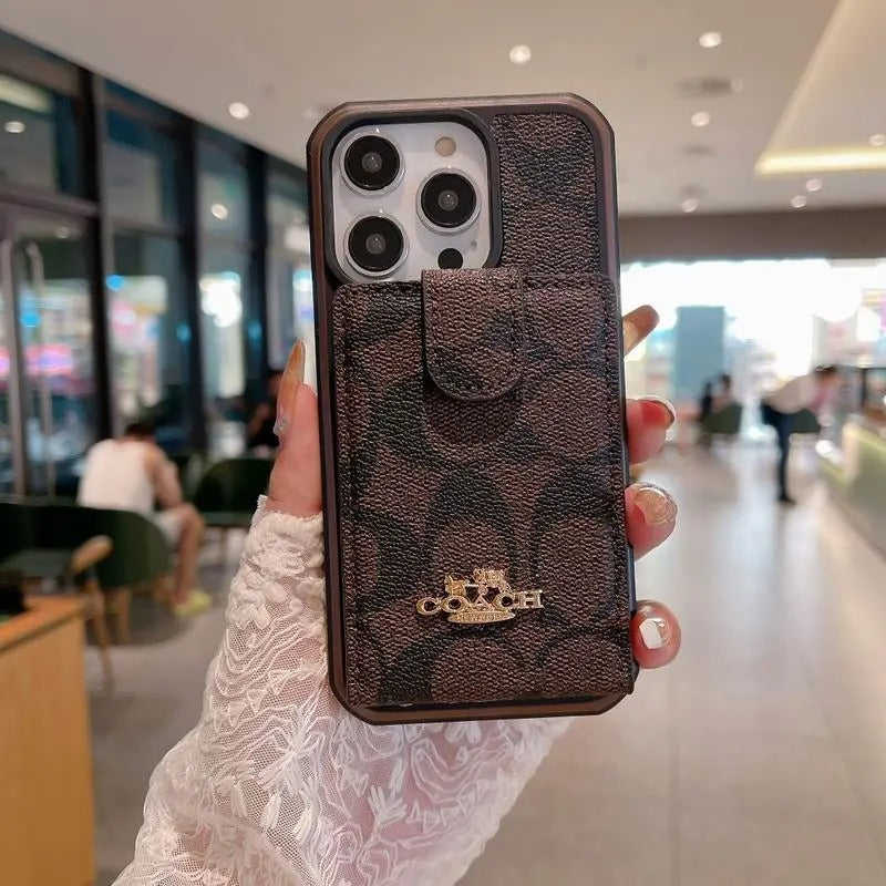 Classic Luxury iPhone Case With Wallet