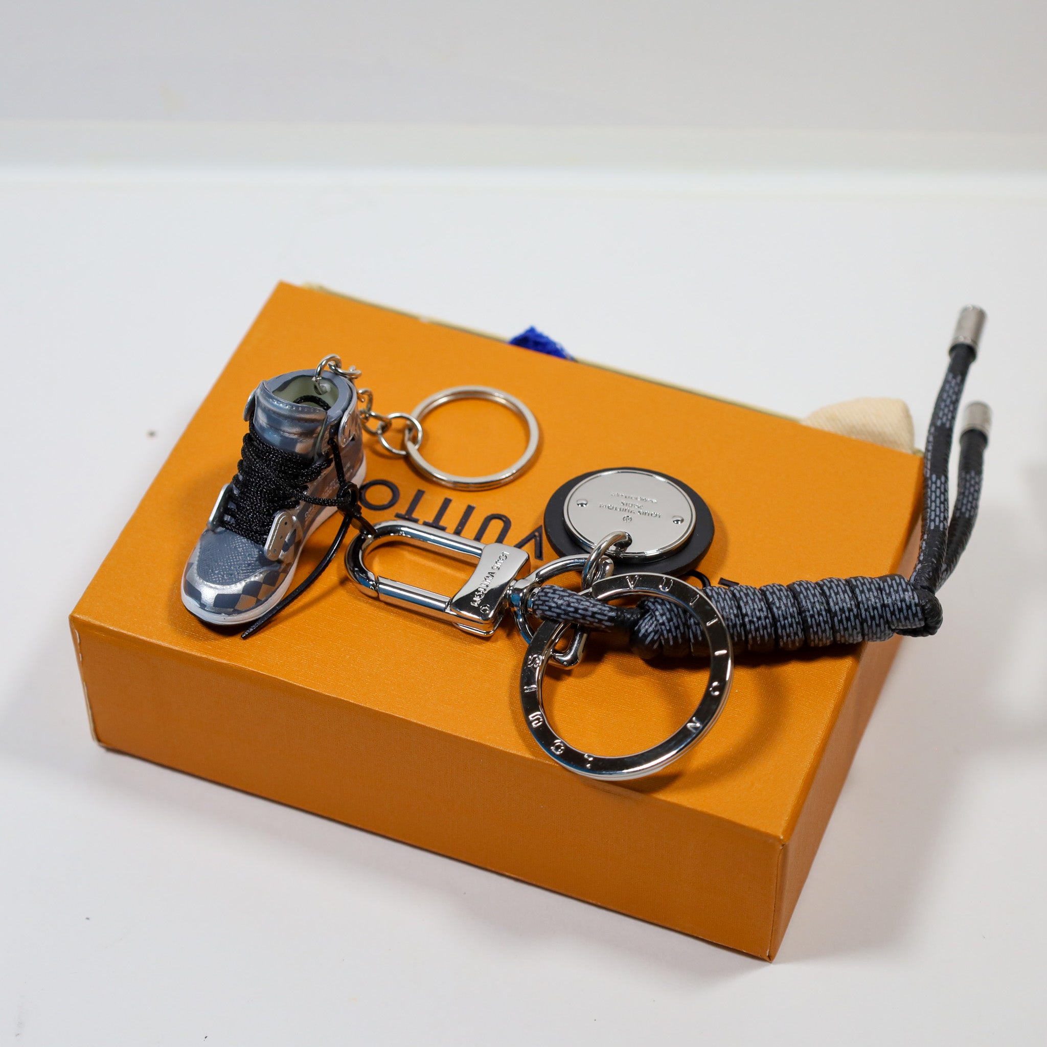 LV Black Sneaker Keychain